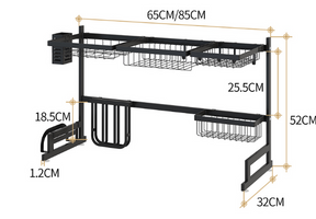 Escorredor Suspenso Inox - Economize Espaço e Organize Sua Cozinha!