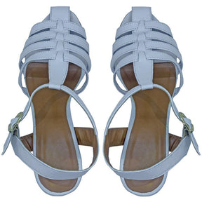 Sandália Feminina Melissa em Couro Gladiadora e Fivela